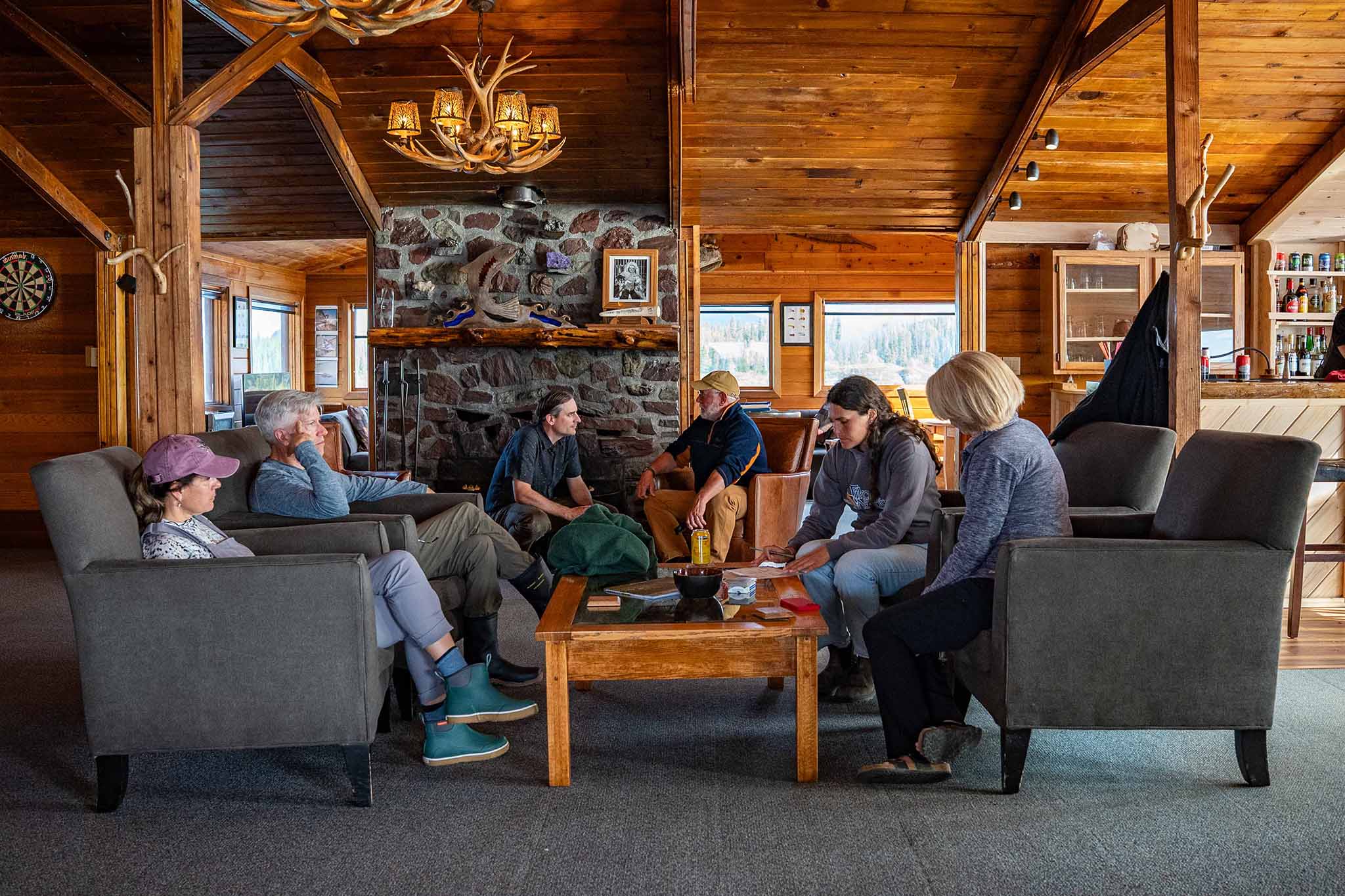 Guides Meeting with Clients
