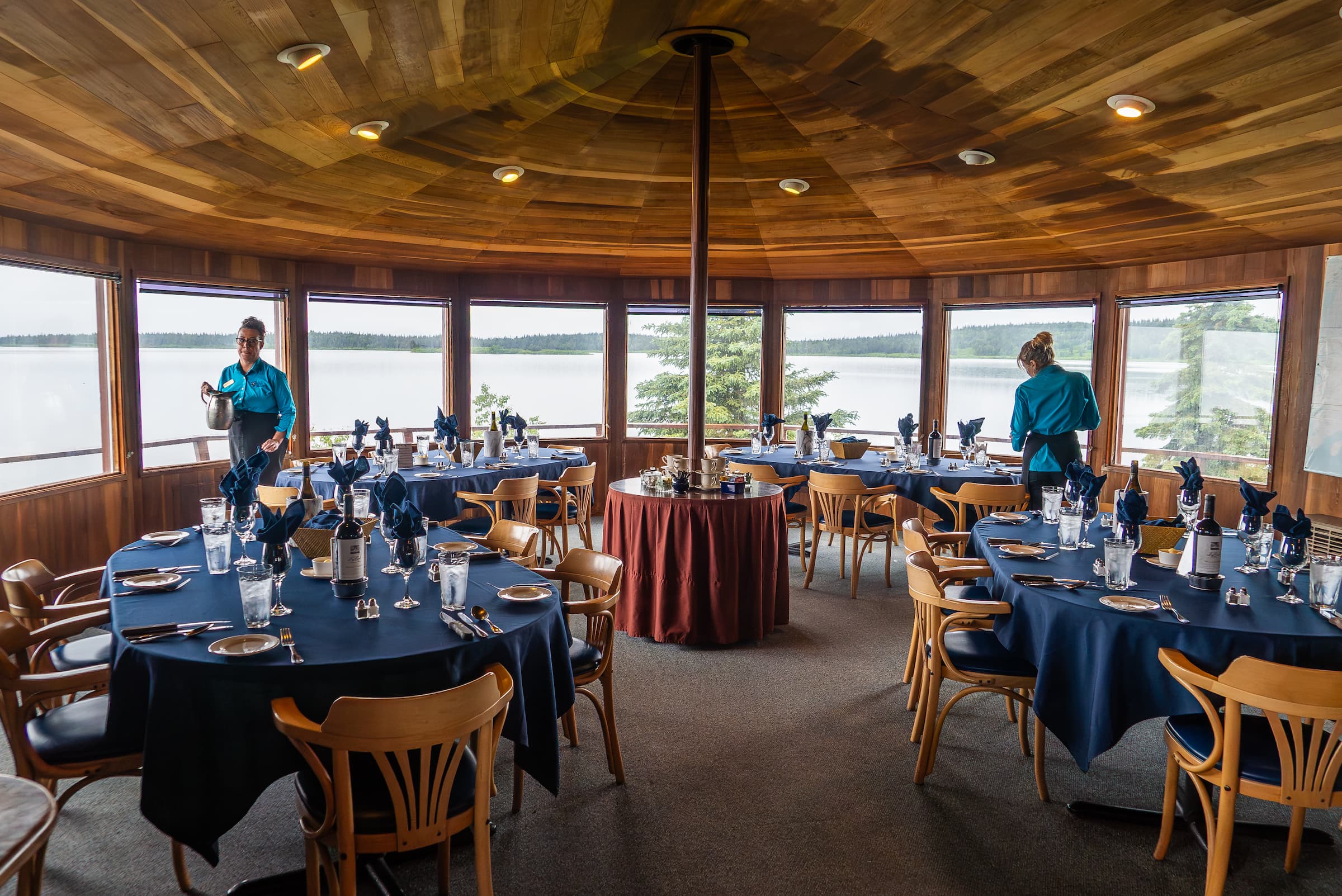 Dining Preparation at the Lodge