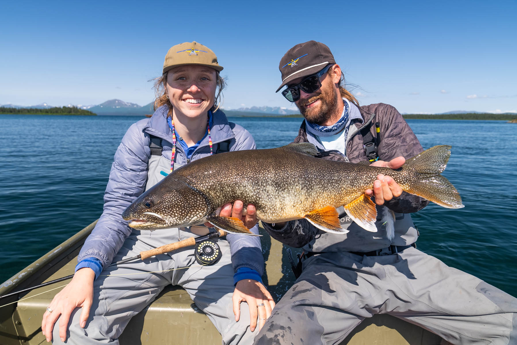 Fly Fishing For Lake Trout in Alaska 