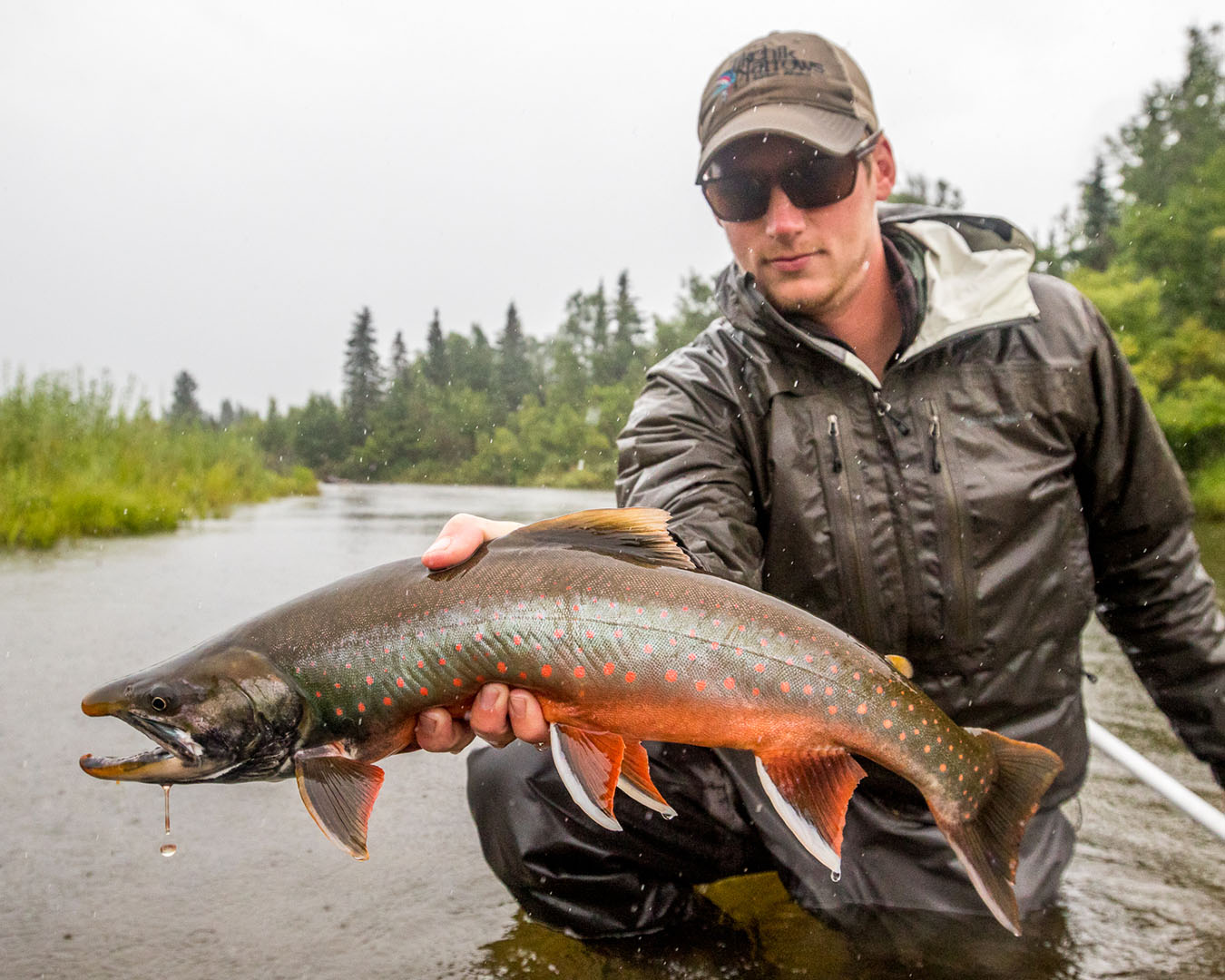 Fishing for Dolly Varden in Alaska 