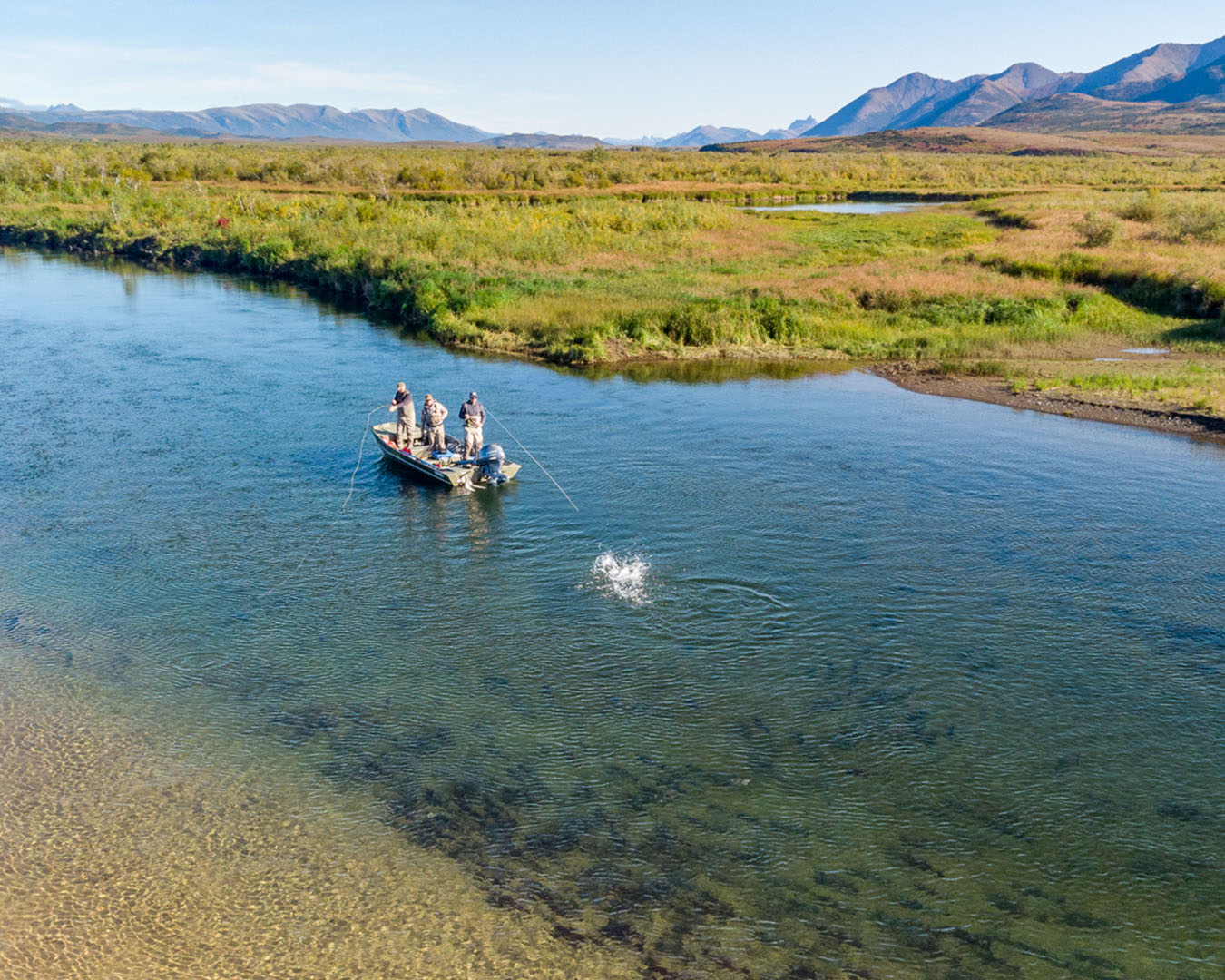 Silver Salmon Fishing in Alaska