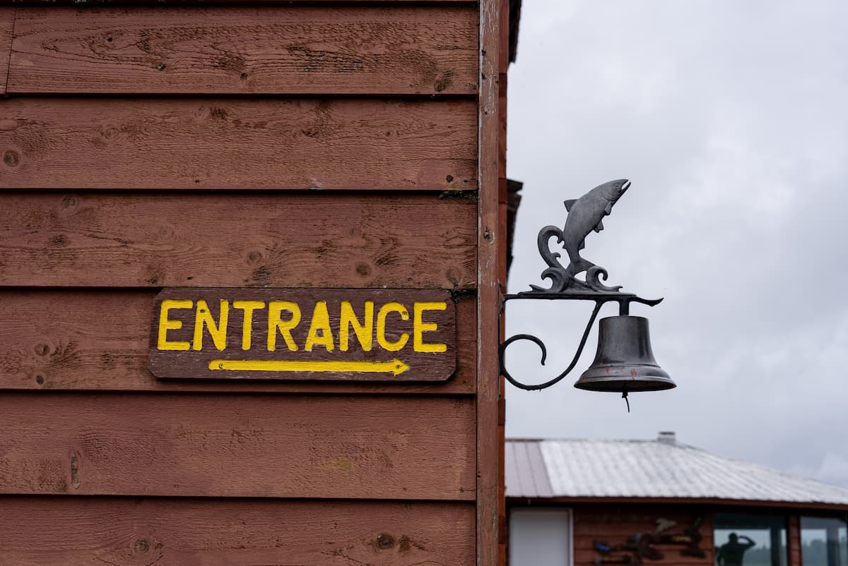Tikchik Main Lodge Entrance