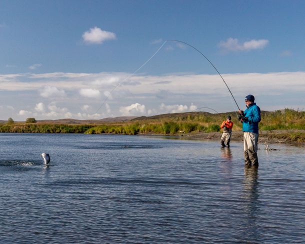 Silver Salmon Fishing in Togiak