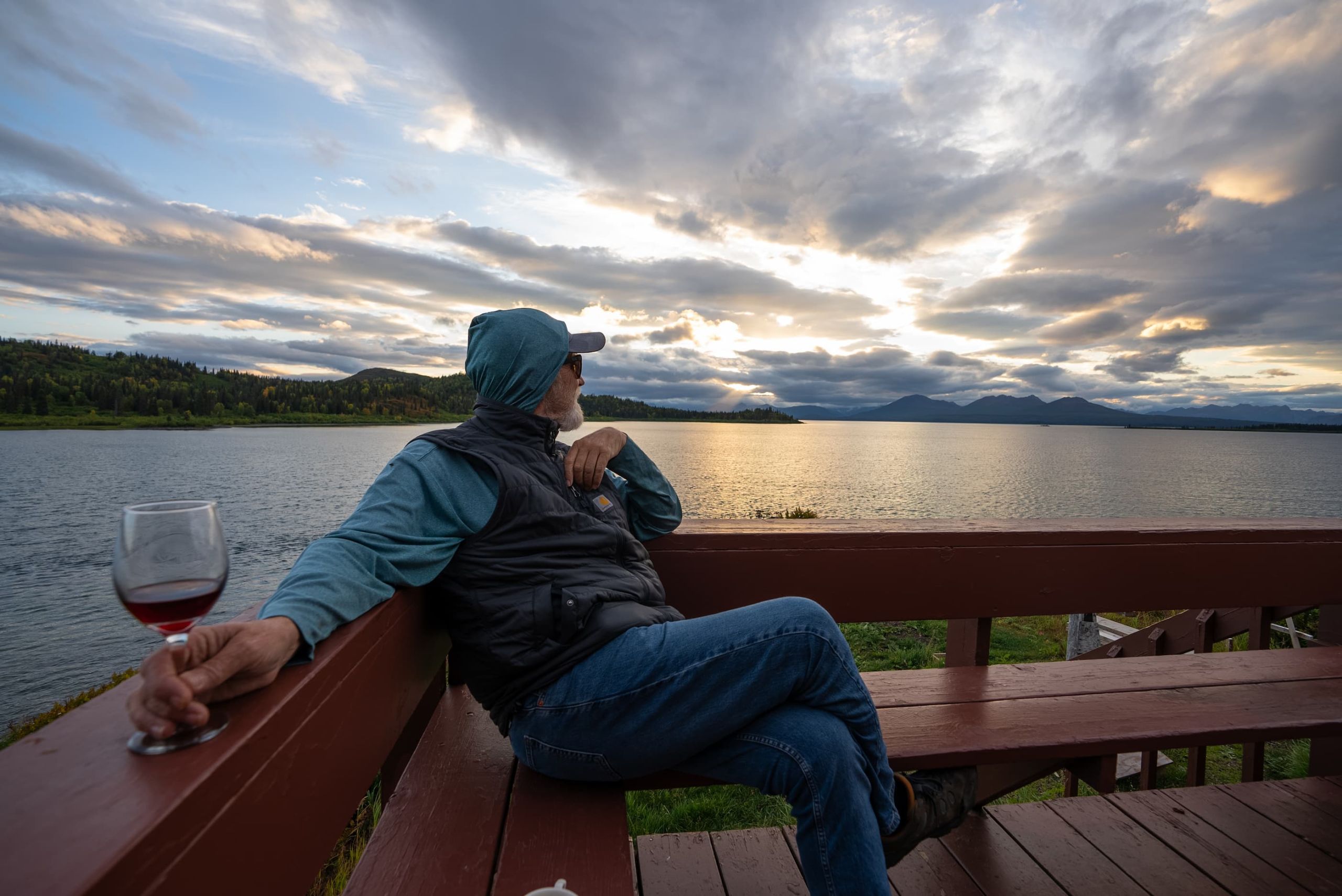 Premium Wine and Alaskan Wilderness Views