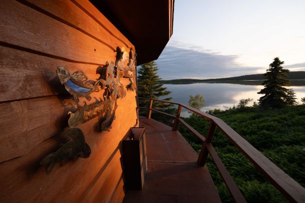 Tikchik Narrows Lodge Balcony 