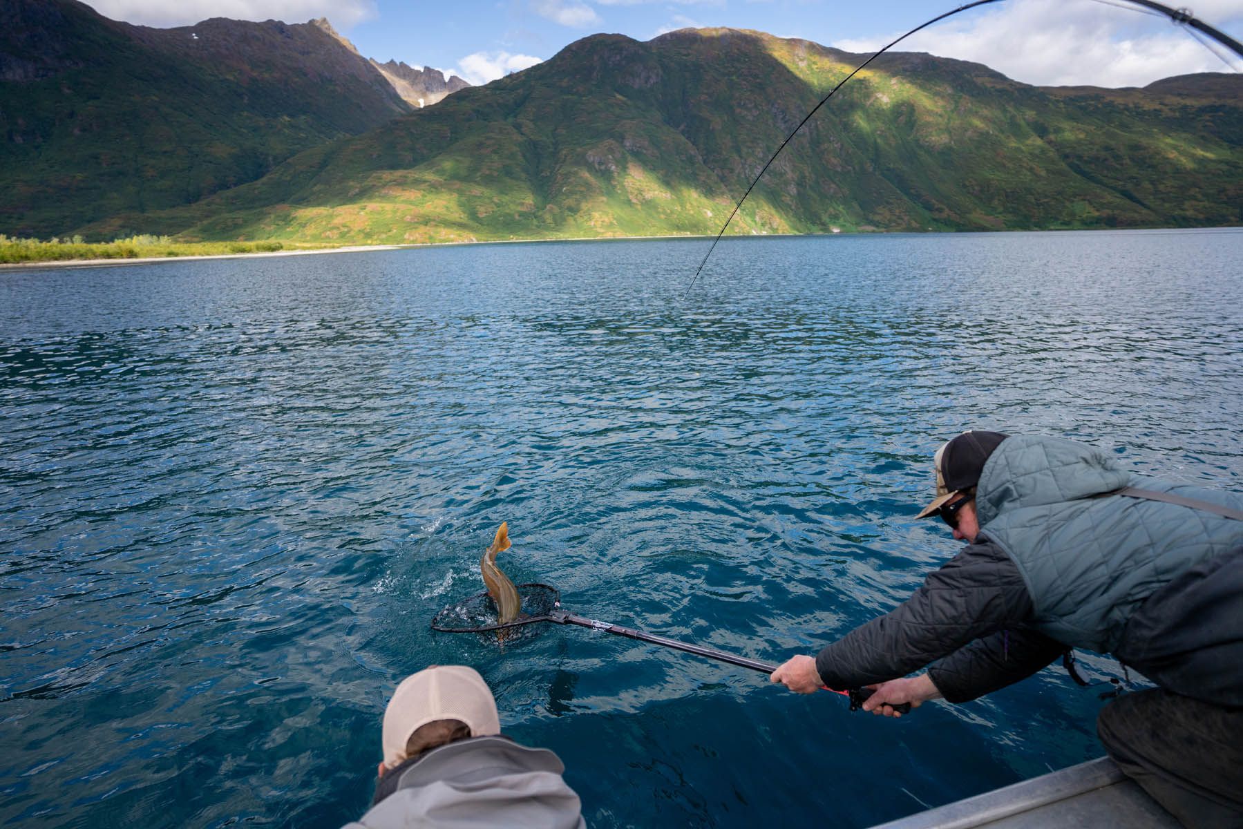 Netting Trophy Arctic Char 