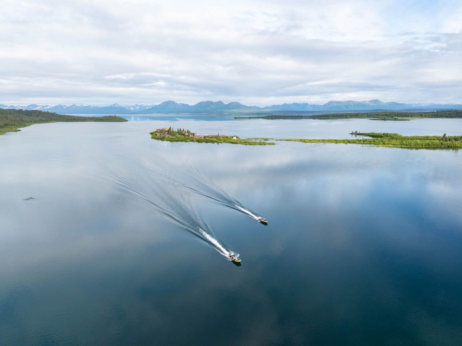 Lake Fishing in Alaska 