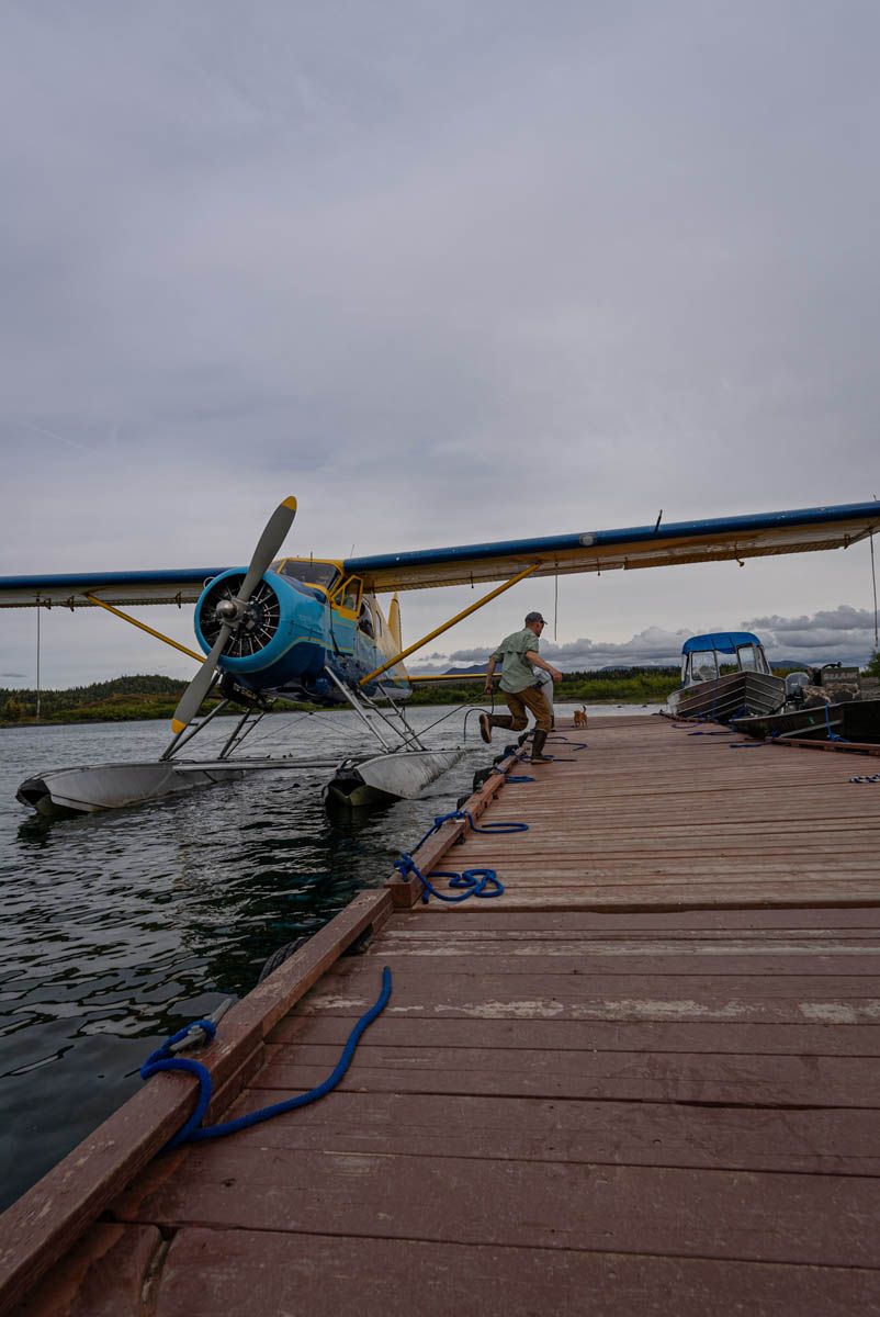 Arriving at the Tikchik Narrows Dock 