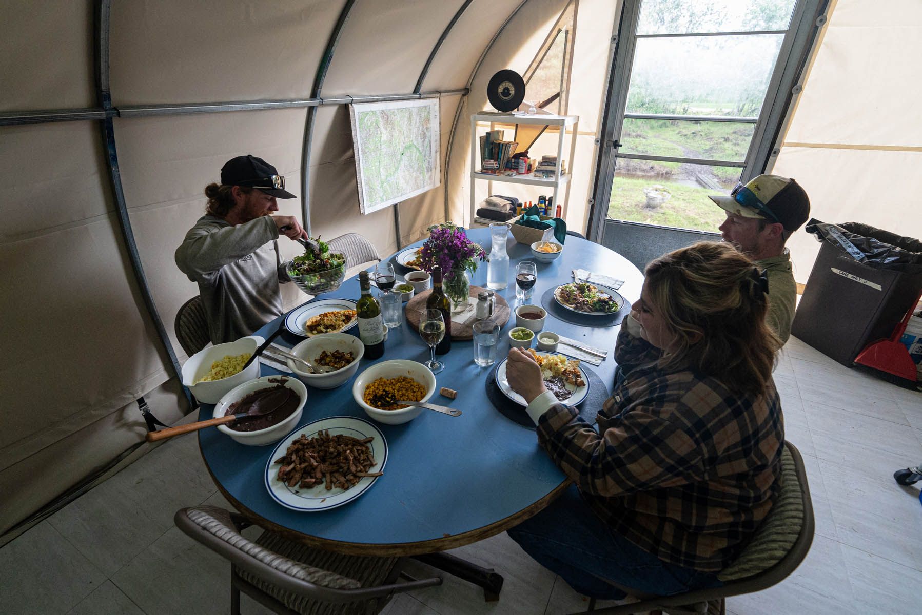 Out Camp Dining in Alaska 