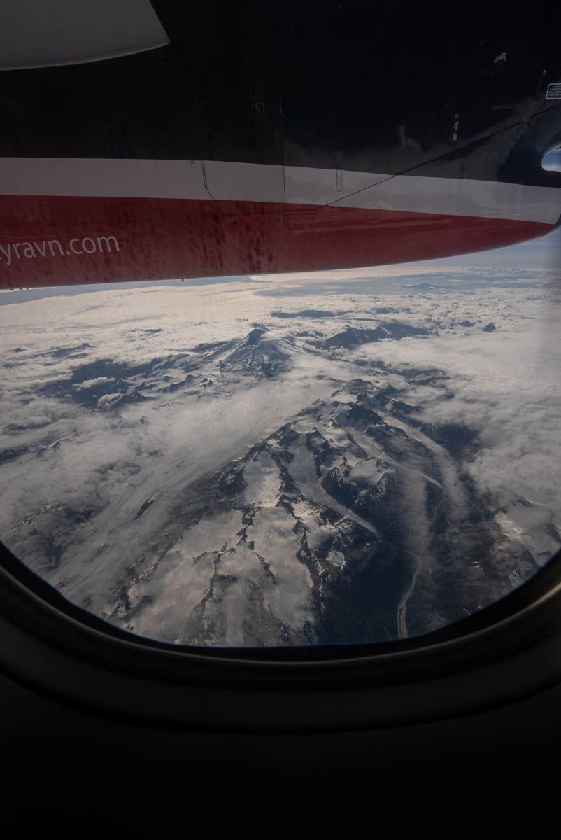 Flightseeing on the way to Tikchik Narrows