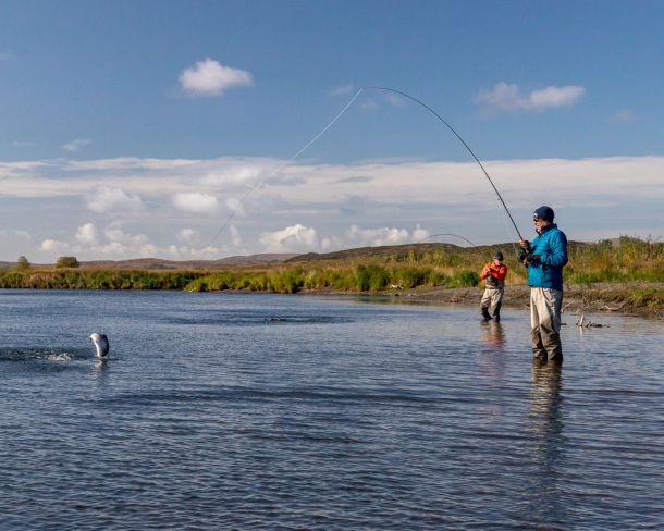 Silver Salmon Fishing in Togiak 