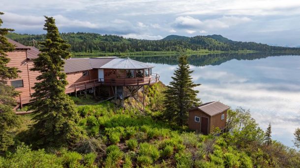 Dining Room Drone Shot Tikchik 