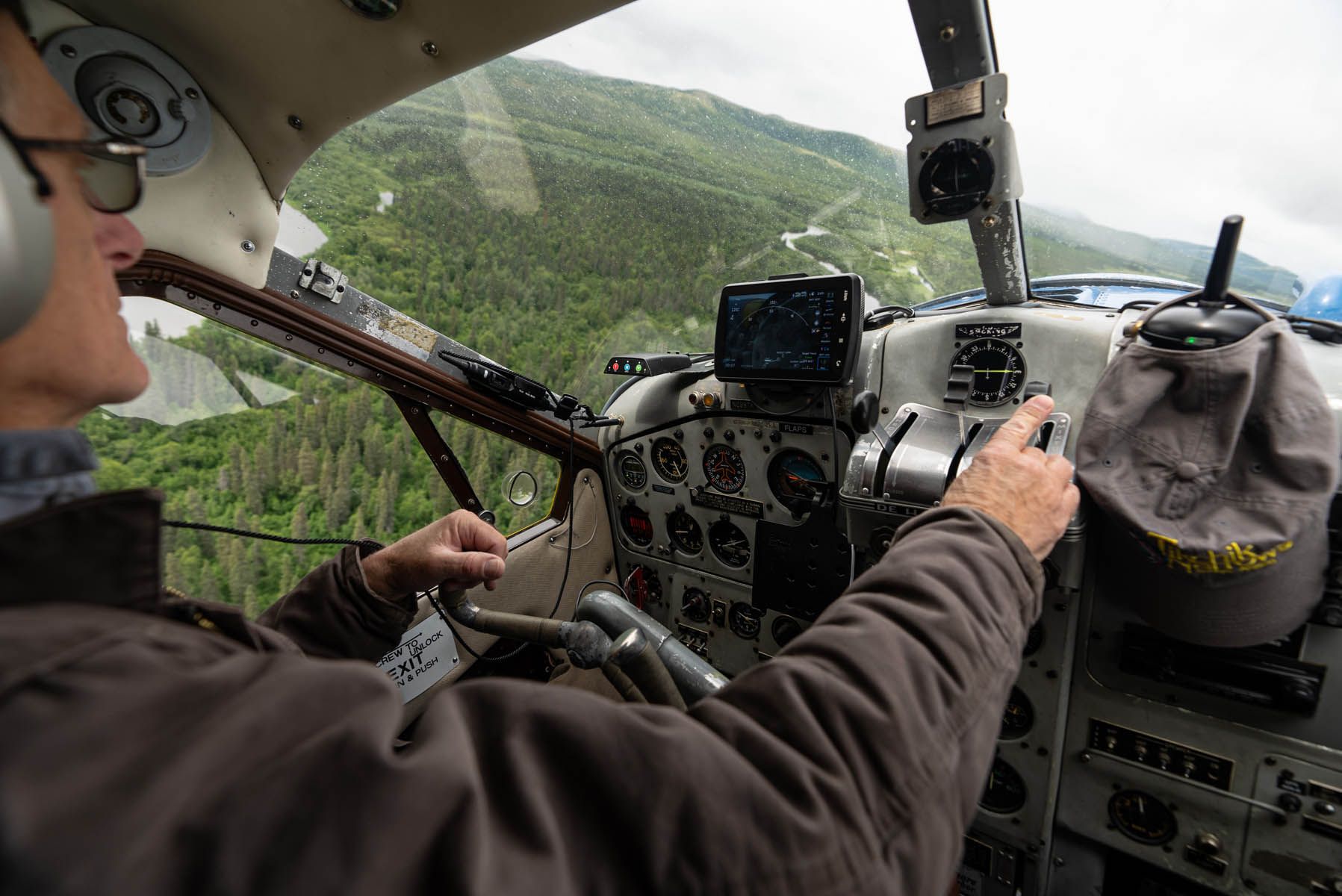 Flying in Alaska 