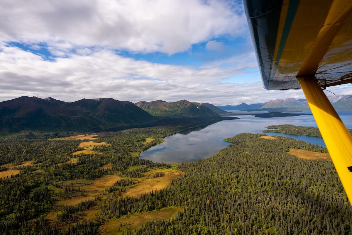 Flying to Togiak National Wildlife Refuge 