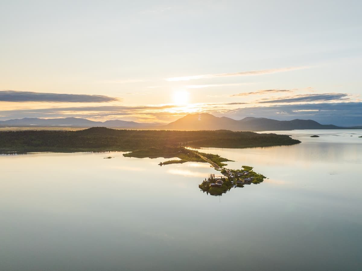 Sunrise in Bristol Bay Alaska 