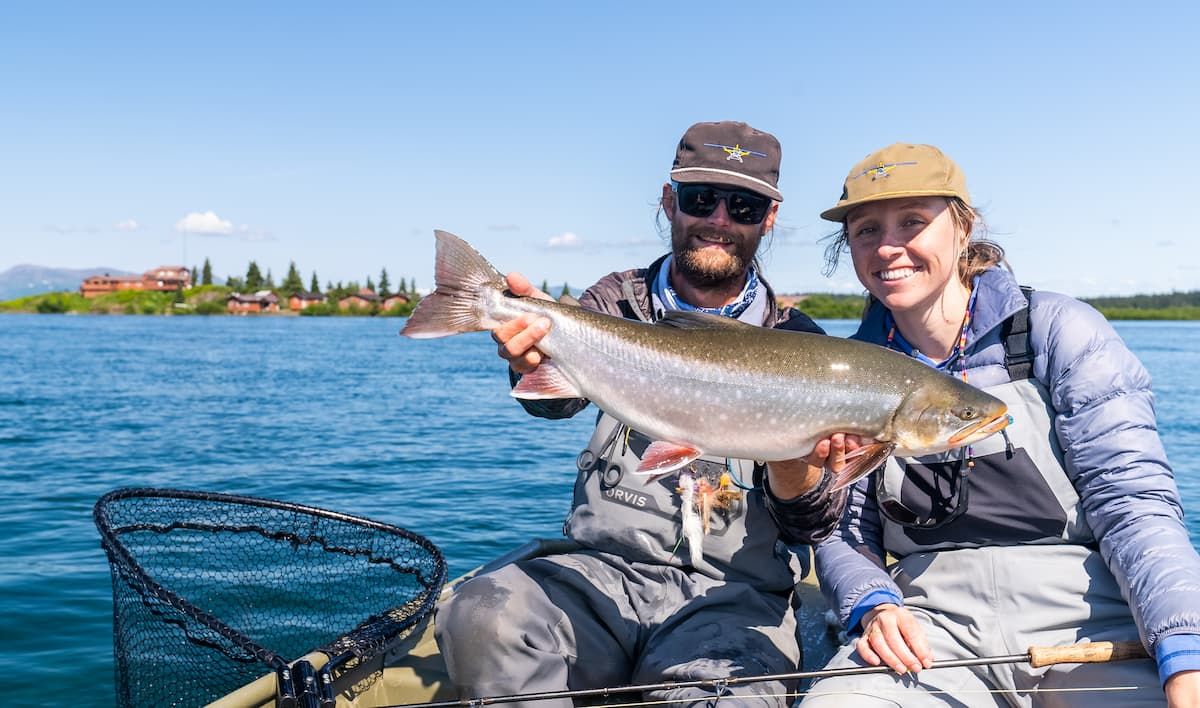 Char Fishing From the Lodge 